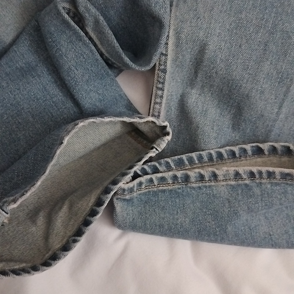 Levi's 569 Loose Straight Fit Denim Red Tab VTG 90s 100% COTTON 36x32 Blue Wash - Picture 11 of 17